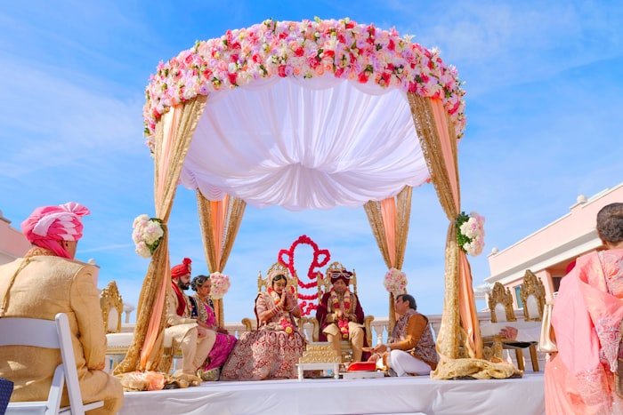 Indian wedding mandap