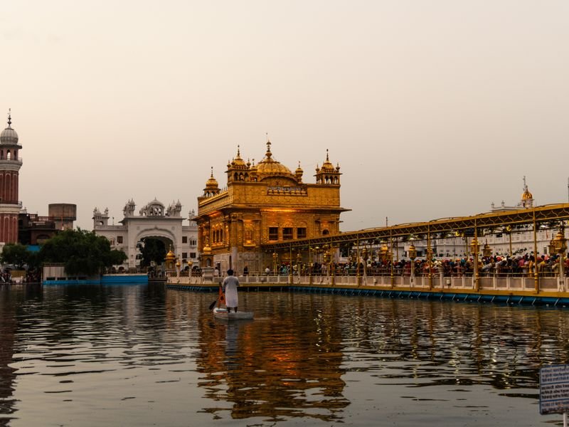 The Golden Temple at Amritsar